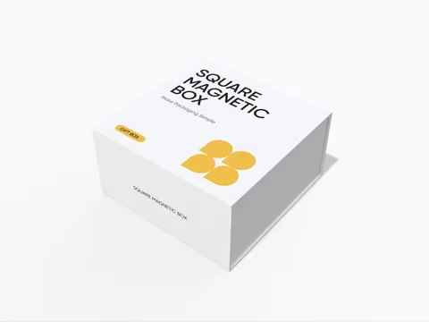 Reference view of square magnetic gift boxes, style E60716.