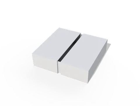 Reference view of double-door rigid drawer boxes, style E60726.