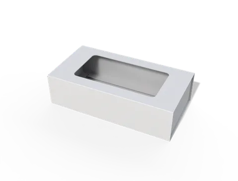 Reference view of drawer boxes with windows, style E60752.