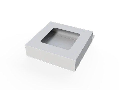 Reference view of drawer boxes with windows, style E60758.