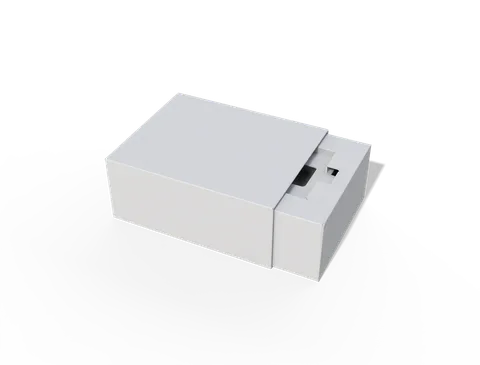 Reference view of drawer boxes with fitted inserts, style E60762.