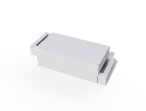 Reference view of two-drawer boxes, style E60763.