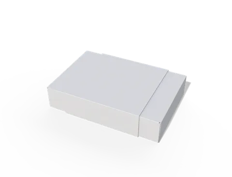 Reference view of sleeved hinged-lid boxes, style E60764.