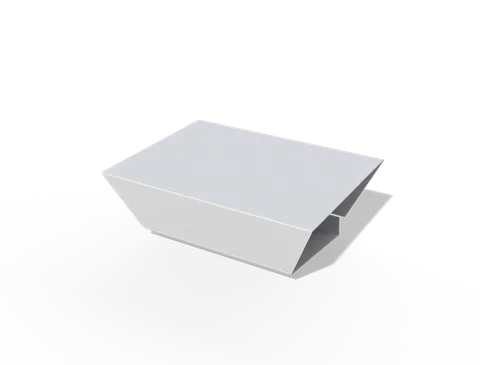 Reference view of trapezoidal packaging sleeves, style E60770.