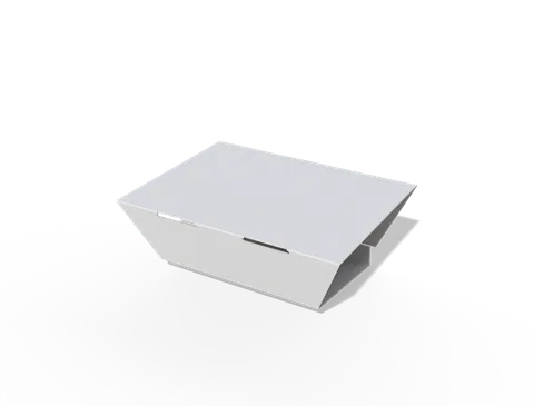 Reference view of trapezoidal packaging sleeves, style E60771.