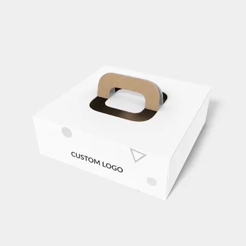 Reference view of boxes with rectangular pop-up handles, style E60800.