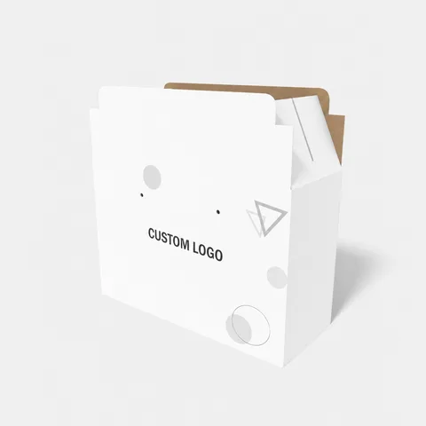 Reference view of gable boxes with handle holes, style E60831.