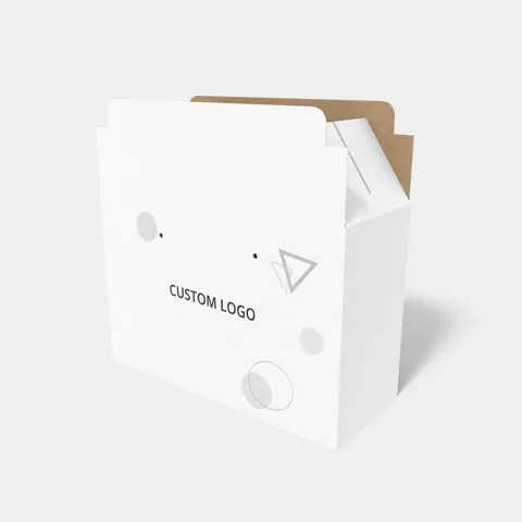 Reference view of gable boxes with handle holes, style E60832.
