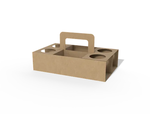 Reference view of four-bottle carriers, style E60863.