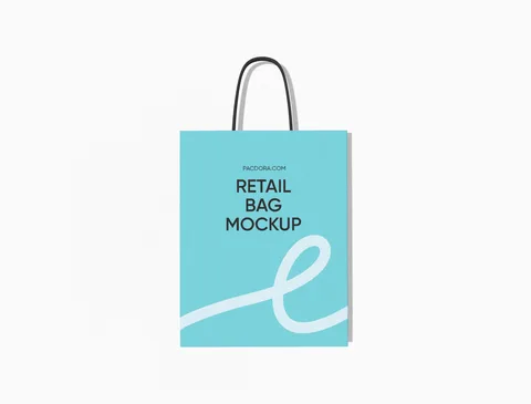 Reference view of paper bags with twisted handles, style E60873.