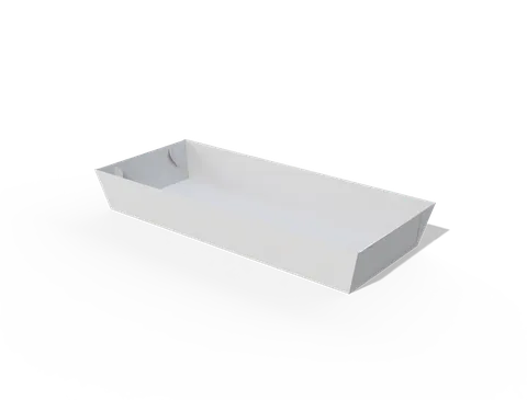 Reference view of rectangular food trays, style E60898.