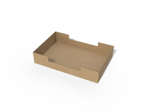Reference view of packaging trays with auto-lock bases, style E60936.
