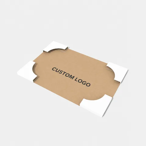Reference view of corner-tab packaging supports, style E60940.