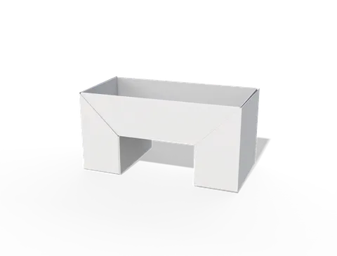 Reference view of raised display trays, style E60954.