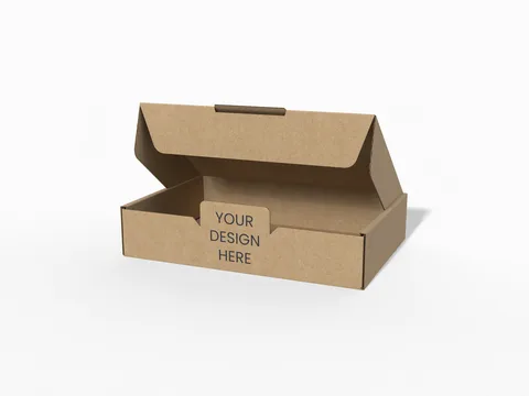 Reference view of hinged-lid display boxes, style E60955.