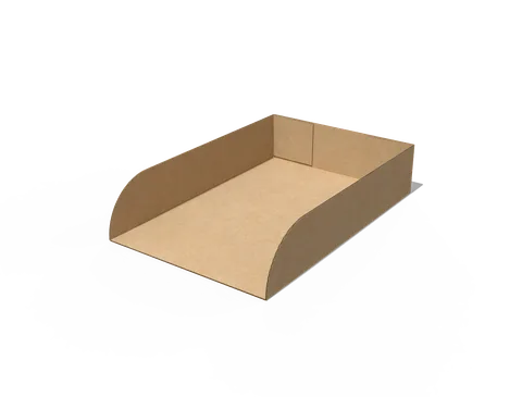 Reference view of counter display trays, style E60958.