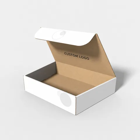 Reference view of hinged-lid display boxes, style E61032.