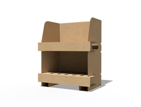 Reference view of display stands, style E61054.