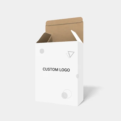 Reference view of tuck-top cartons with locking bases, style E61058.
