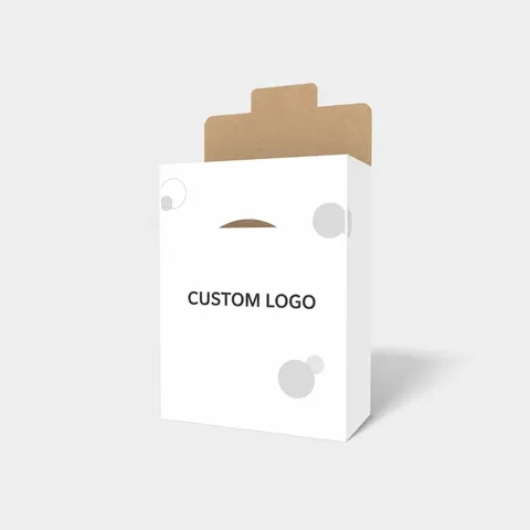 Reference view of folding cartons with locking top tabs, style E61060.