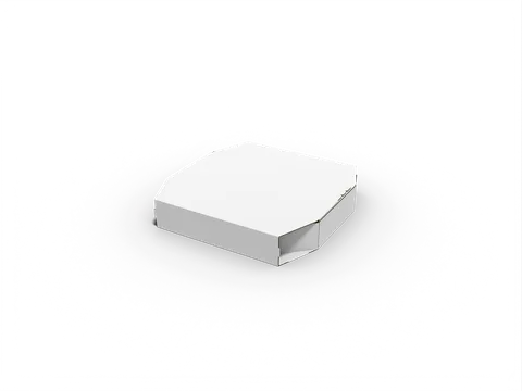 Reference view of hexagonal hinged-lid boxes with tear strips, style E61082.