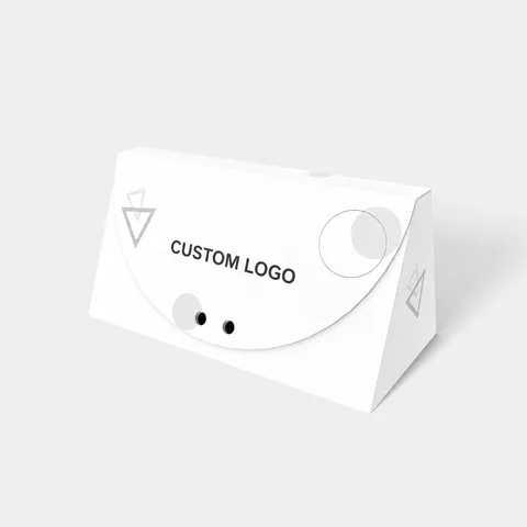 Reference view of trapezoidal business card boxes, style E61095.