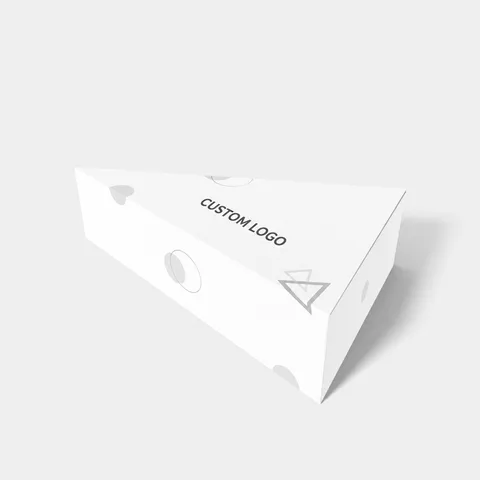Reference view of triangular boxes with tear strips, style E61120.
