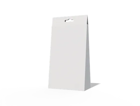 Reference view of tapered hanging cartons, style E61121.