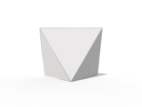 Reference view of octahedral boxes, style E61138.