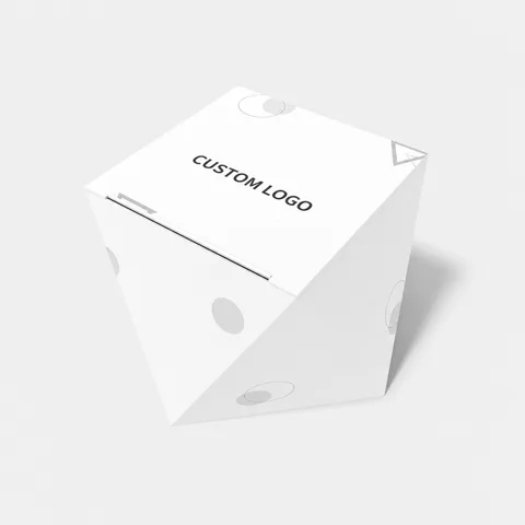 Reference view of faceted folding cartons, style E61147.