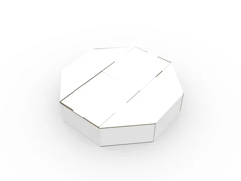 Reference view of shaped packaging boxes, style E61167.