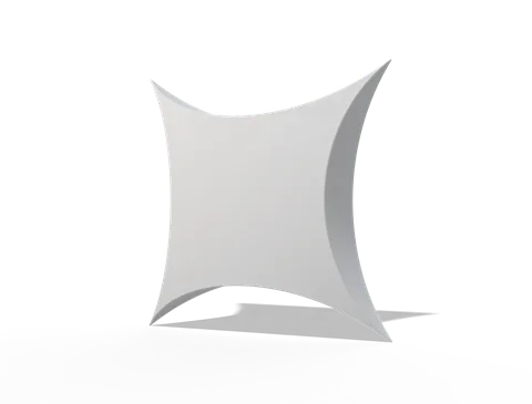 Reference view of square pillow boxes, style E61170.