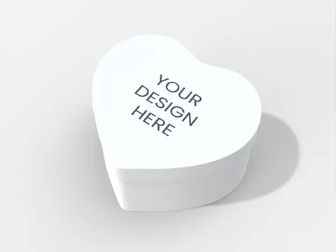 Reference view of heart-shaped boxes, style E61195.