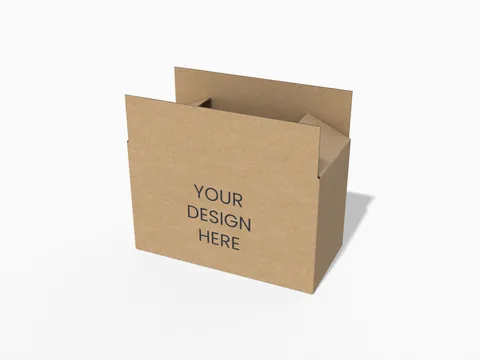 Reference view of kraft shipping cartons, style E61231.