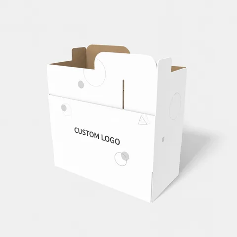 Reference view of shipping cartons with locking tabs, style E61235.