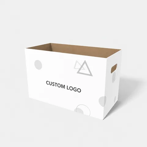Reference view of shipping cartons with hand holes, style E61238.