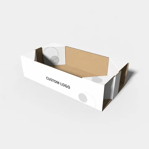 Reference view of folded tray liners, style E61289.