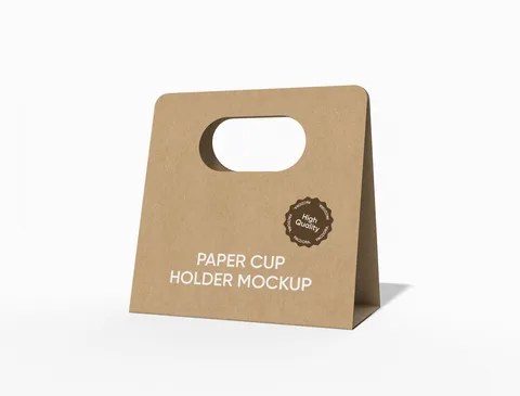 Reference view of handled cup carriers, style E61294.