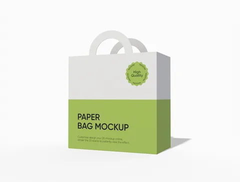 Reference view of paper bags, style E61318.