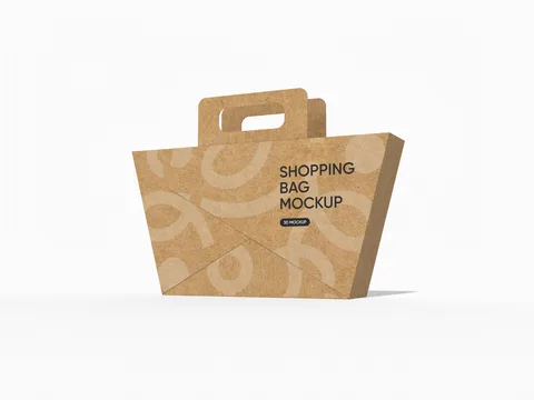 Reference view of polygonal shopping bags, style E61319.