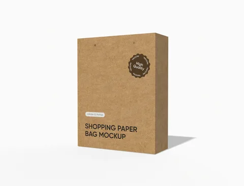 Reference view of paper shopping bags, style E61320.