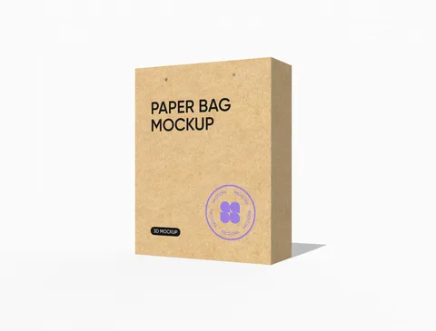 Reference view of paper grocery bags, style E61323.