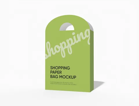 Reference view of paper shopping bags, style E61324.
