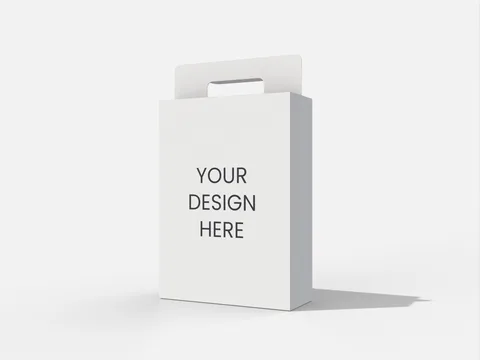 Reference view of paper bags with handles, style E61330.