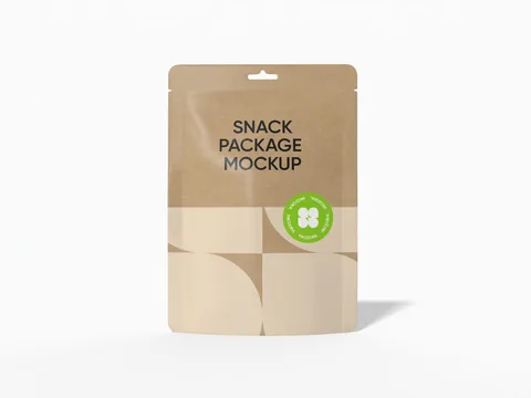 Reference view of flat snack pouches, style E61338.