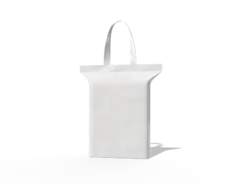 Reference view of plastic shopping bags, style E61343.