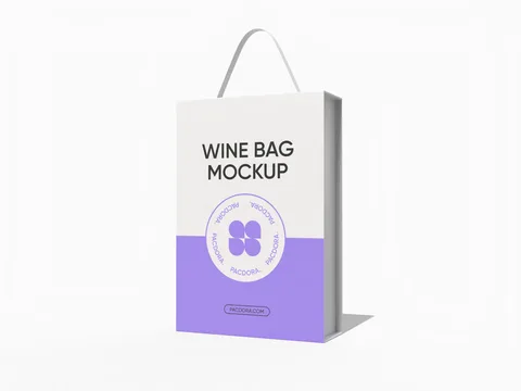 Reference view of paper shopping bags for bottles, style E61344.