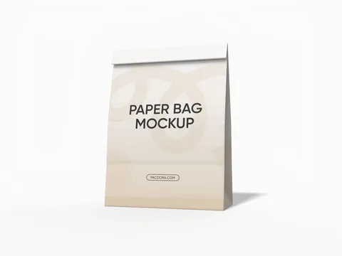 Reference view of paper food bags, style E61350.