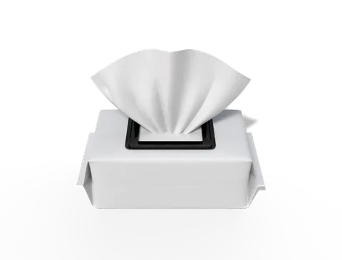 Reference view of wet wipe packs, style E61351.