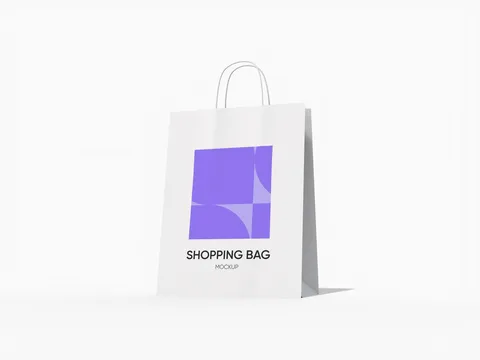 Reference view of paper shopping bags, style E61365.